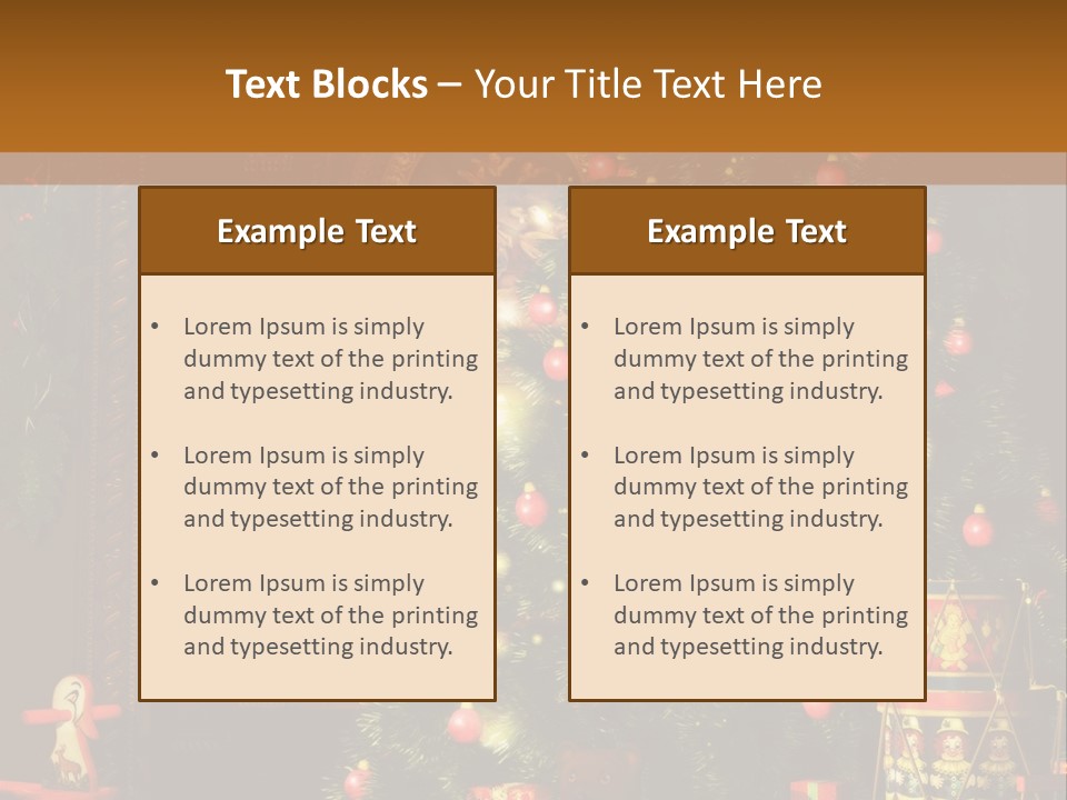 Advent Gifts Christmas Balls PowerPoint Template