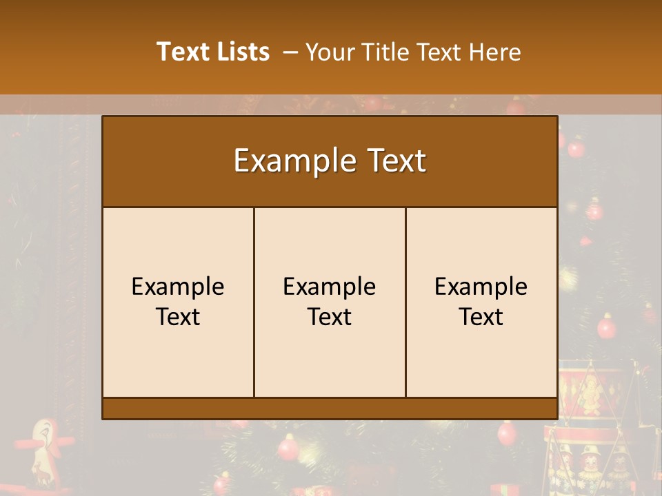 Advent Gifts Christmas Balls PowerPoint Template