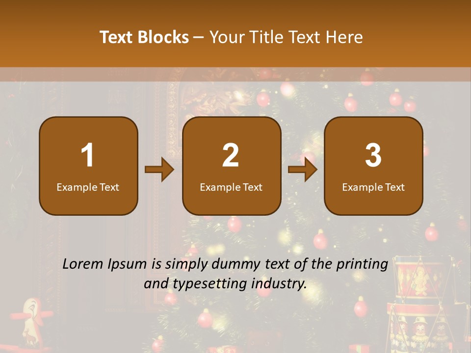 Advent Gifts Christmas Balls PowerPoint Template