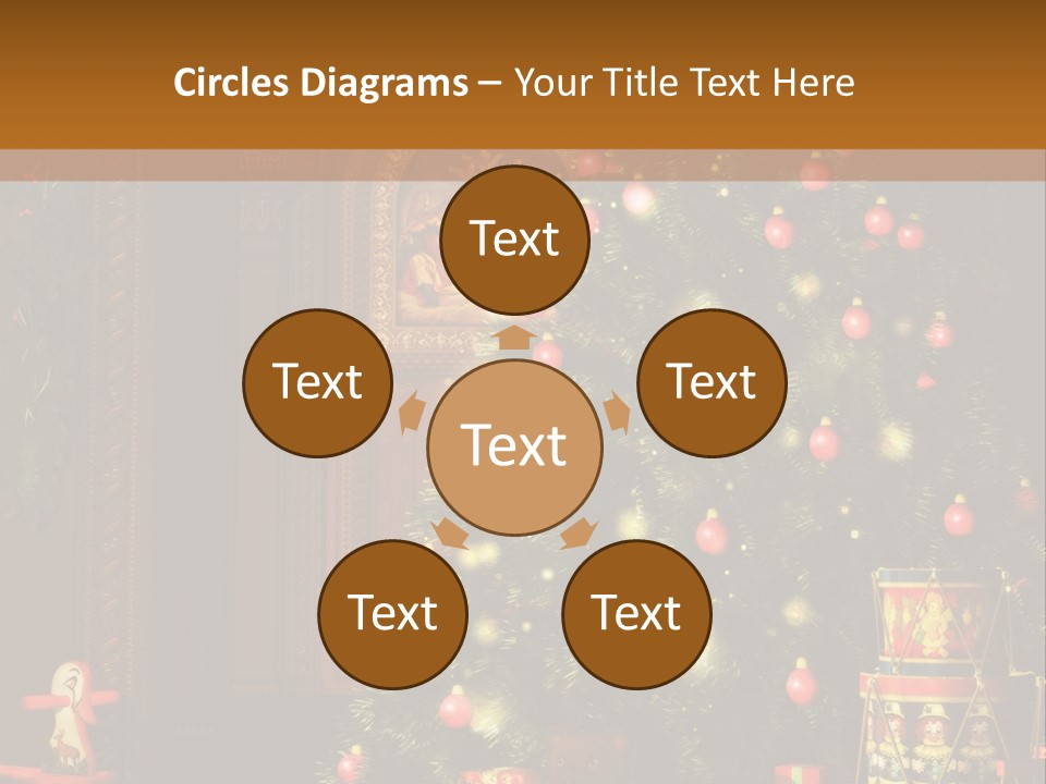 Advent Gifts Christmas Balls PowerPoint Template