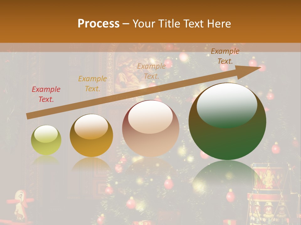 Advent Gifts Christmas Balls PowerPoint Template