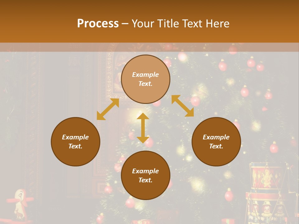 Advent Gifts Christmas Balls PowerPoint Template
