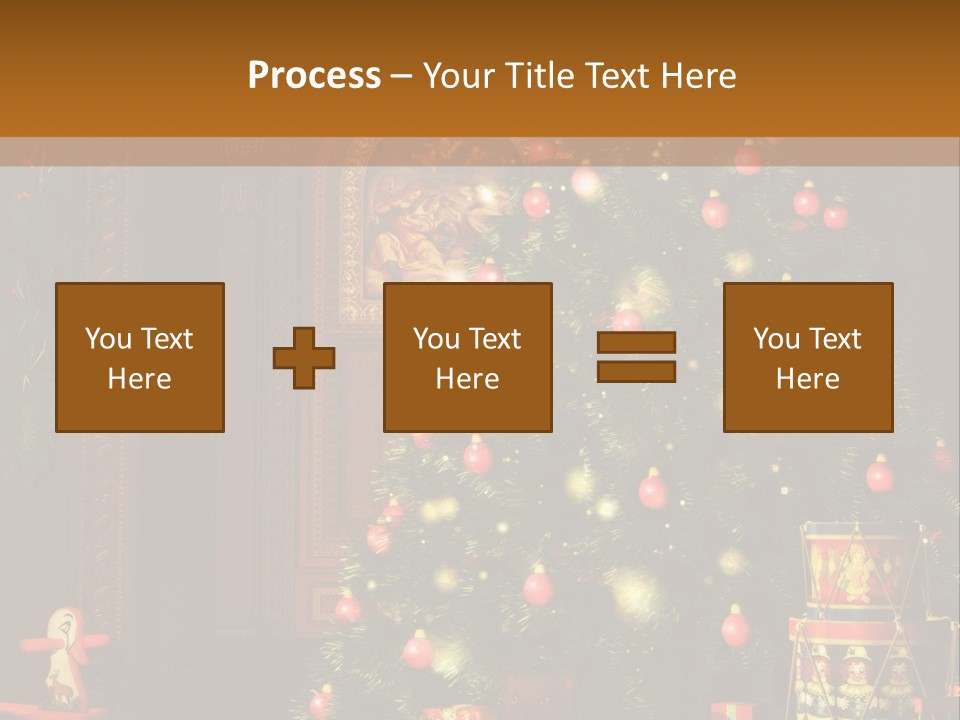 Advent Gifts Christmas Balls PowerPoint Template