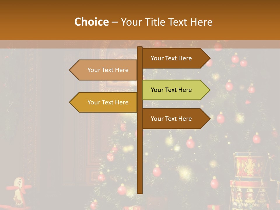 Advent Gifts Christmas Balls PowerPoint Template
