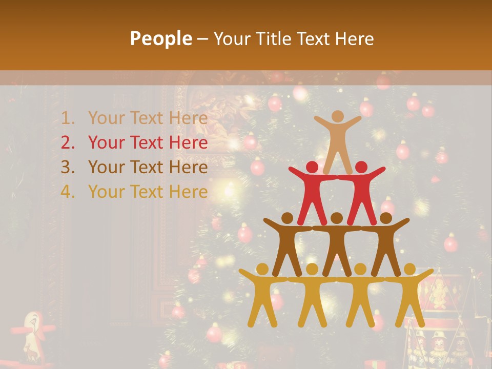 Advent Gifts Christmas Balls PowerPoint Template