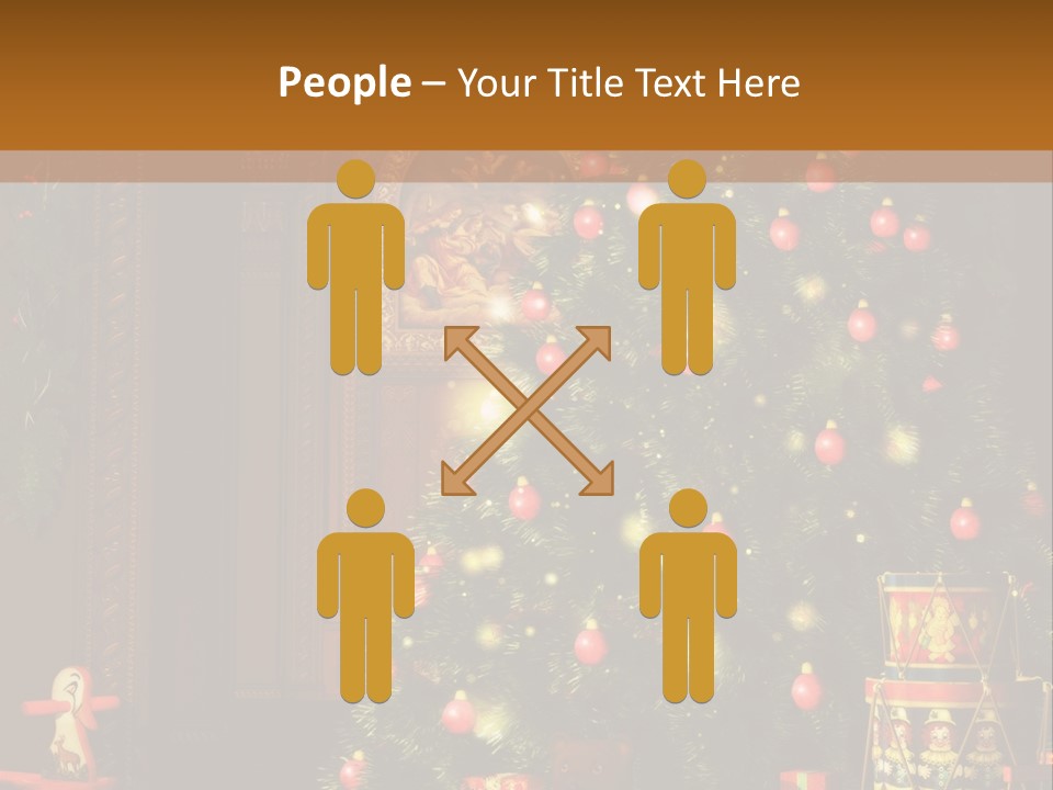 Advent Gifts Christmas Balls PowerPoint Template