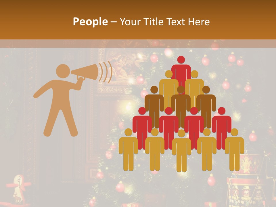 Advent Gifts Christmas Balls PowerPoint Template