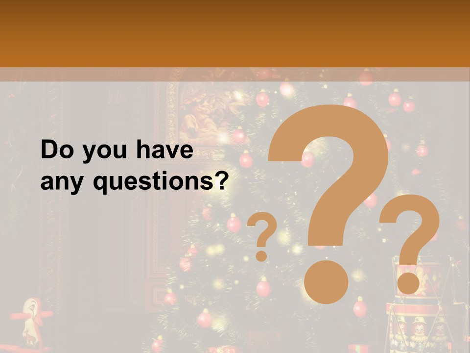 Advent Gifts Christmas Balls PowerPoint Template