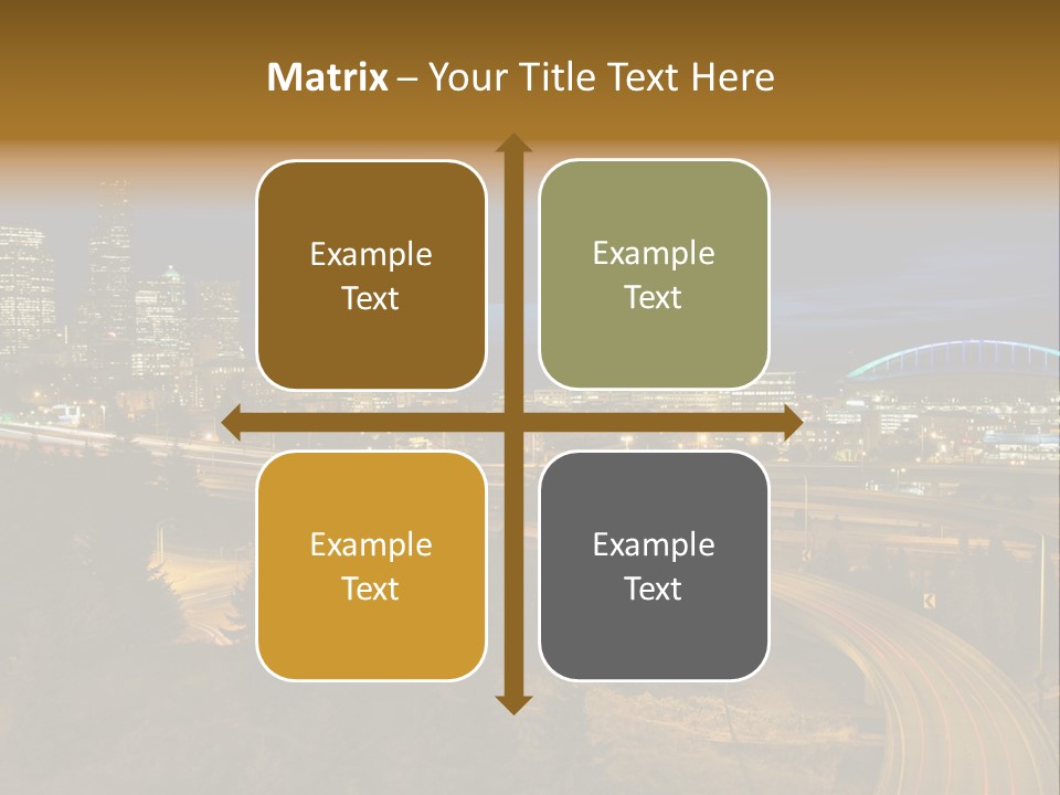 Skyline Sky Hour PowerPoint Template