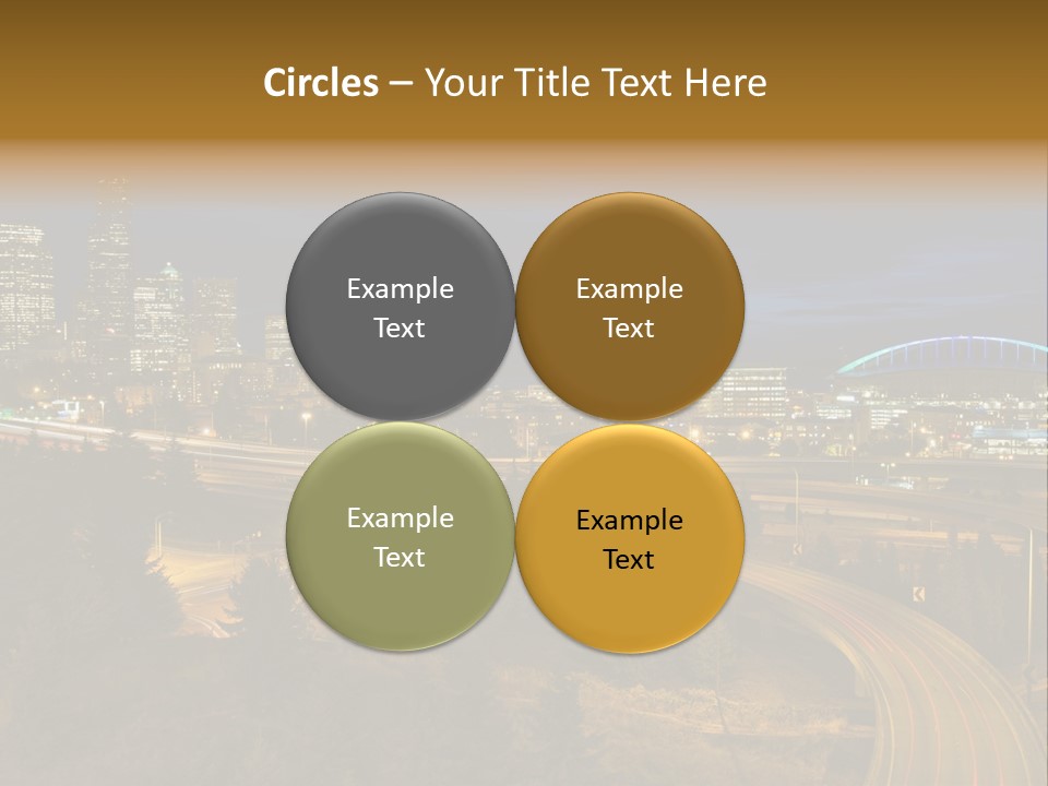 Skyline Sky Hour PowerPoint Template