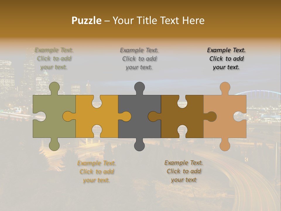 Skyline Sky Hour PowerPoint Template