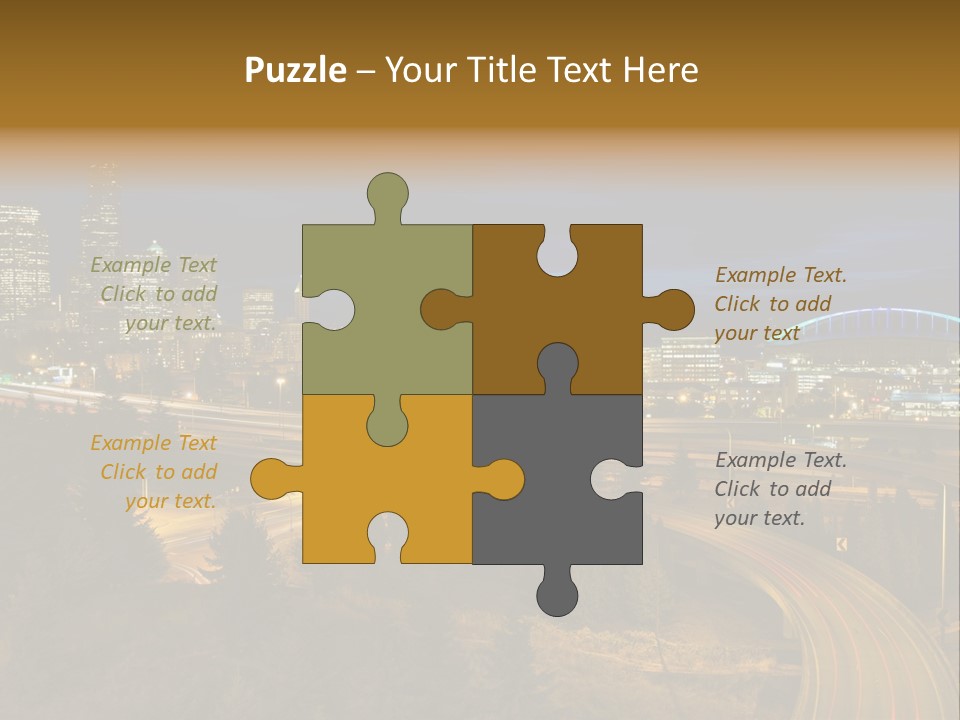 Skyline Sky Hour PowerPoint Template