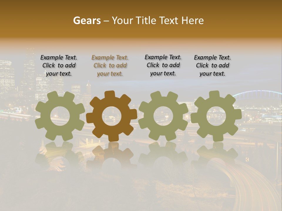 Skyline Sky Hour PowerPoint Template