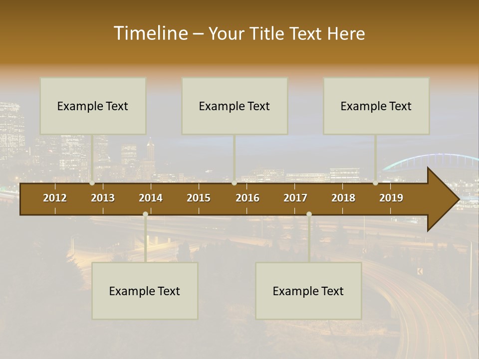 Skyline Sky Hour PowerPoint Template