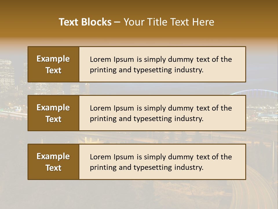 Skyline Sky Hour PowerPoint Template
