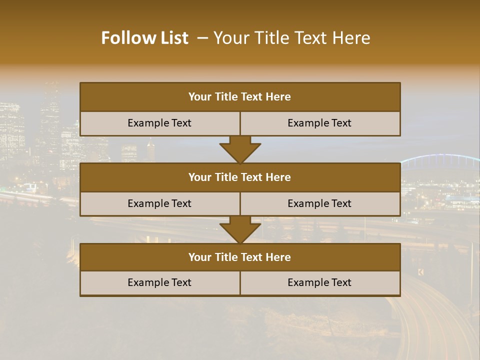 Skyline Sky Hour PowerPoint Template