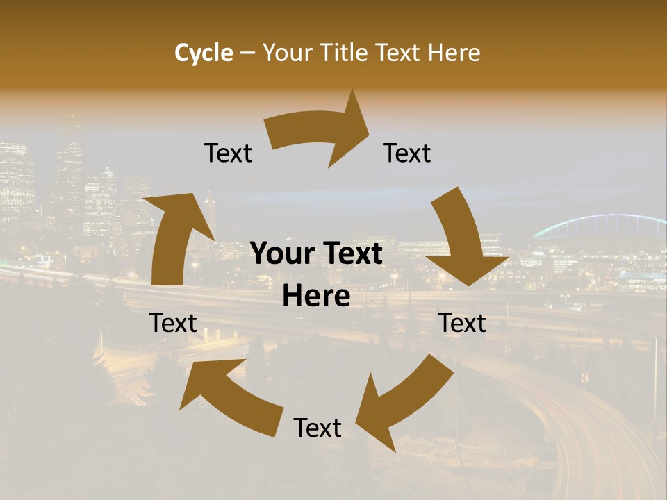 Skyline Sky Hour PowerPoint Template