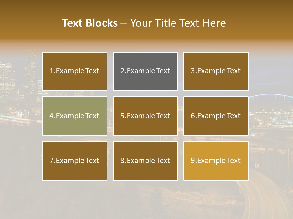 Skyline Sky Hour PowerPoint Template