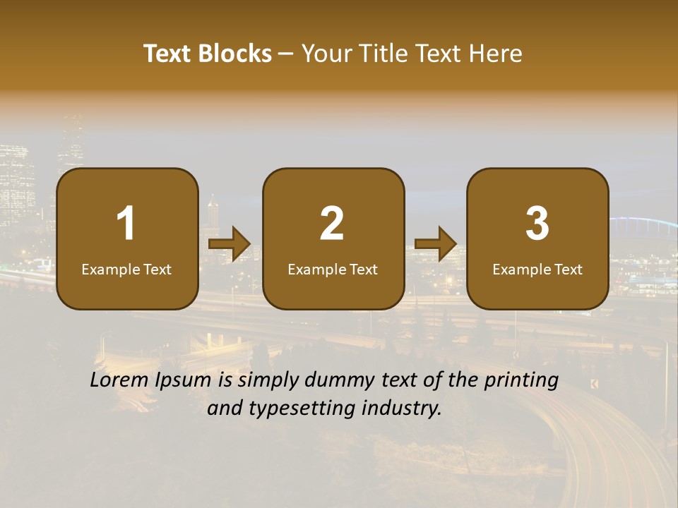 Skyline Sky Hour PowerPoint Template