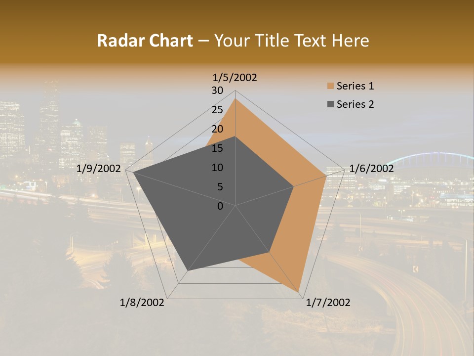 Skyline Sky Hour PowerPoint Template