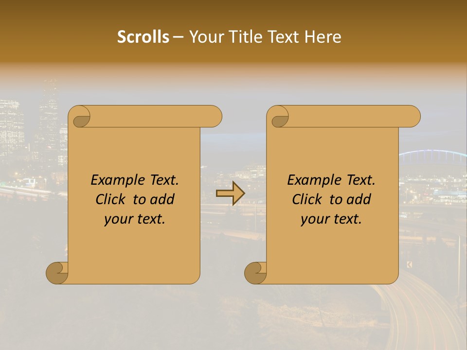Skyline Sky Hour PowerPoint Template