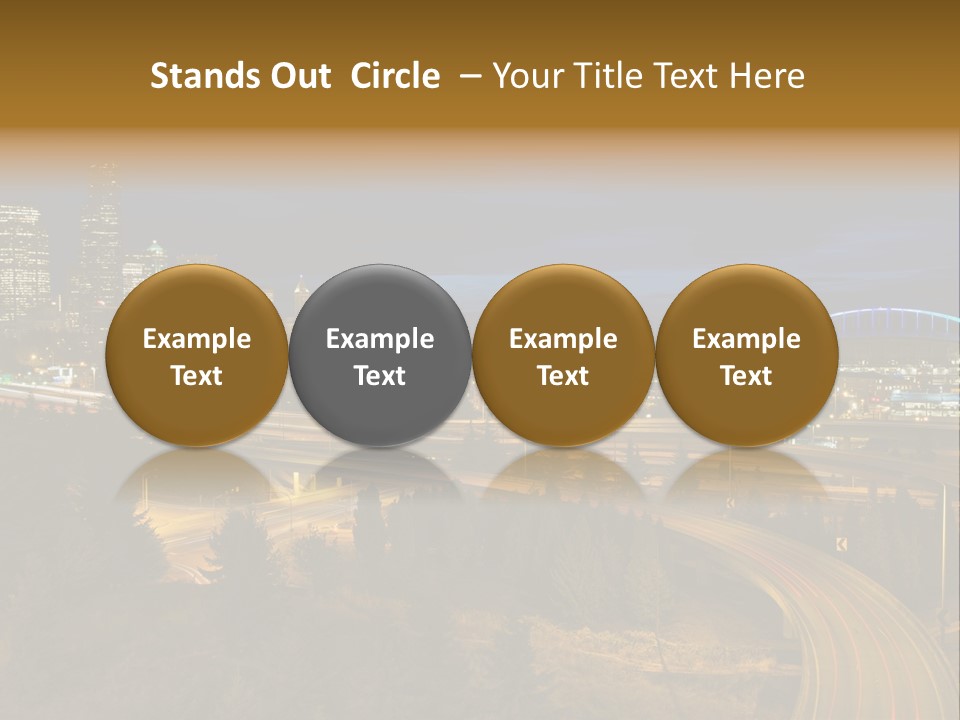 Skyline Sky Hour PowerPoint Template