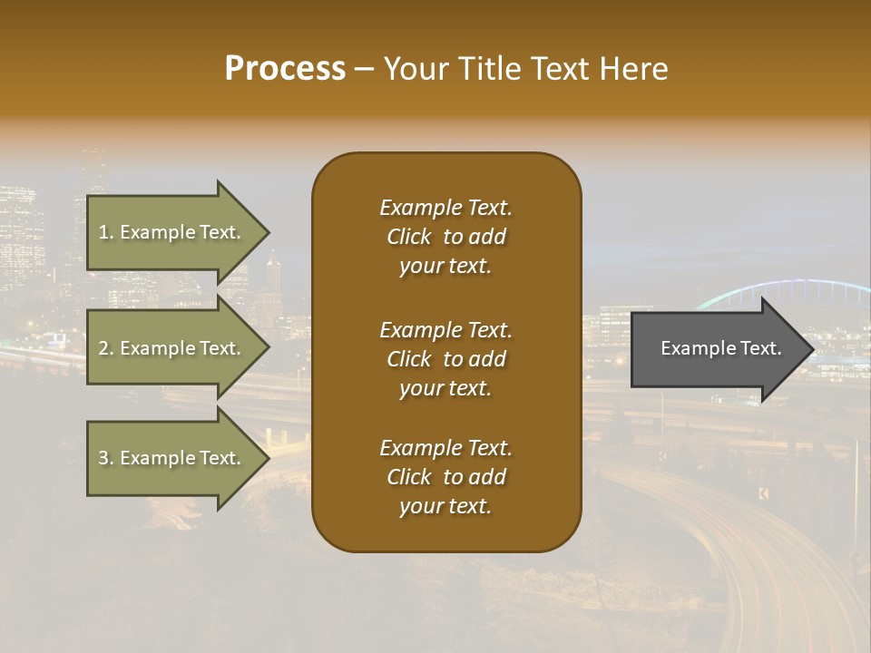 Skyline Sky Hour PowerPoint Template