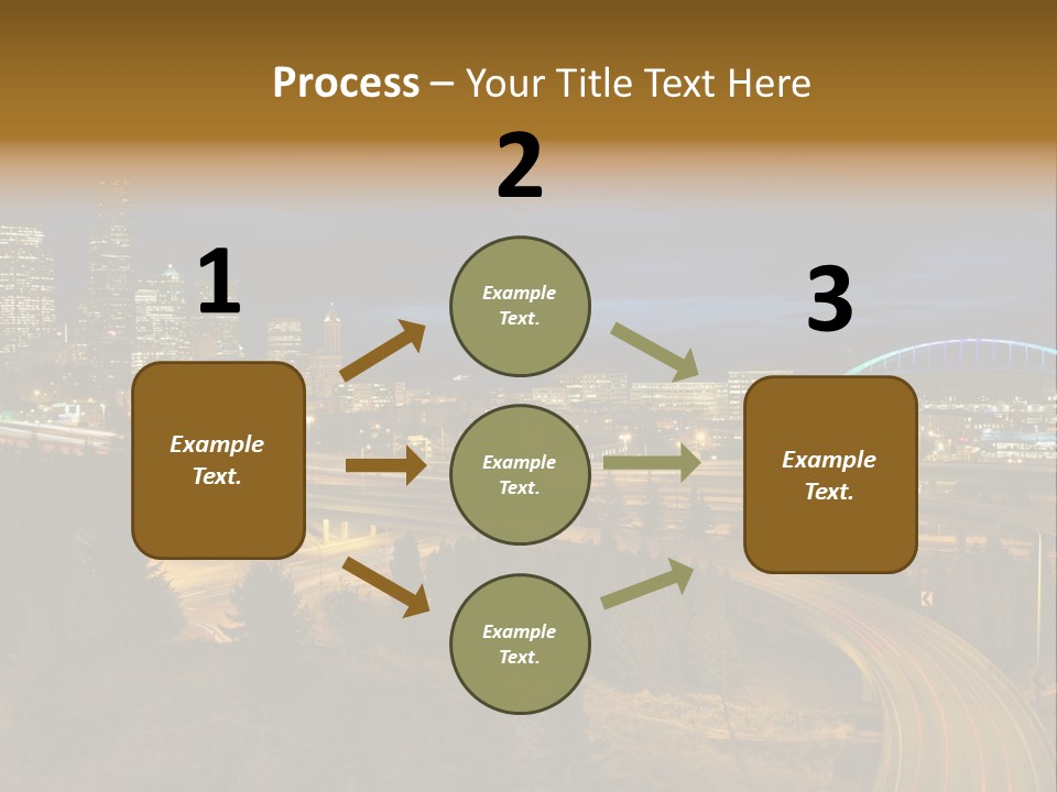 Skyline Sky Hour PowerPoint Template
