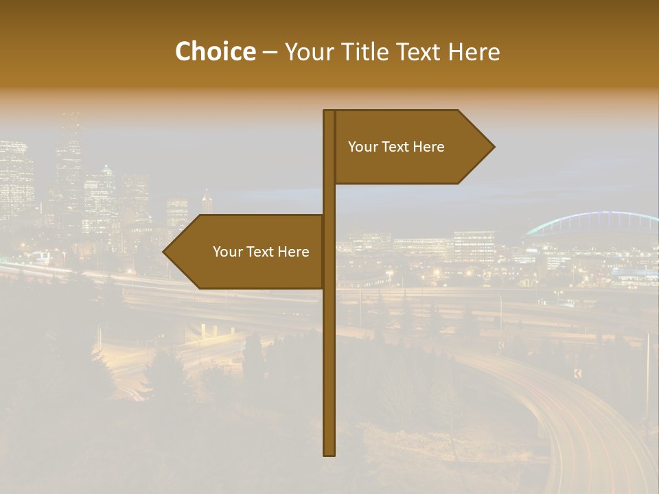 Skyline Sky Hour PowerPoint Template