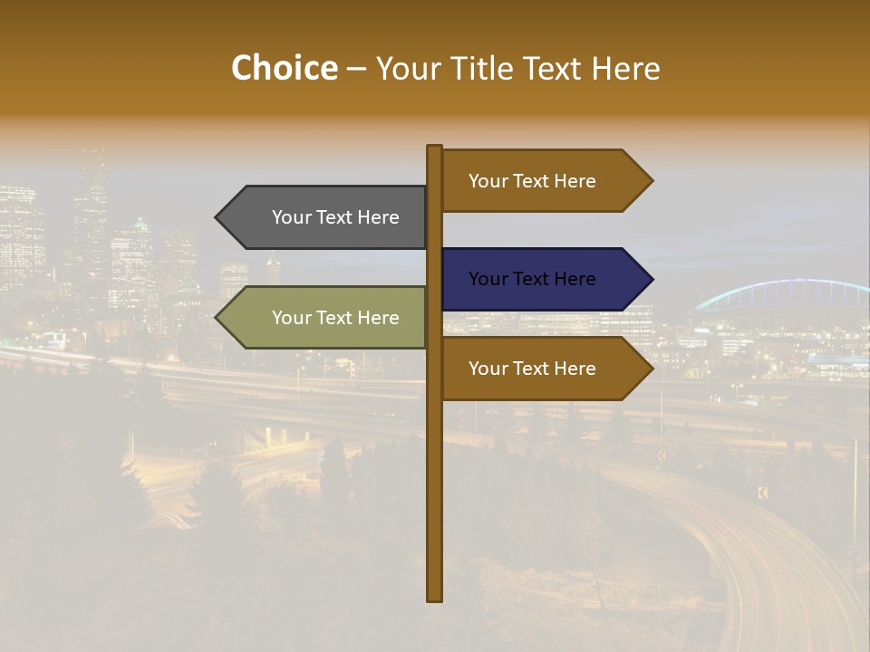 Skyline Sky Hour PowerPoint Template