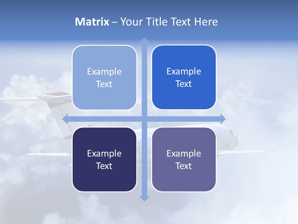 Plane Land Transportation PowerPoint Template