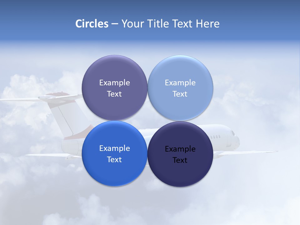 Plane Land Transportation PowerPoint Template