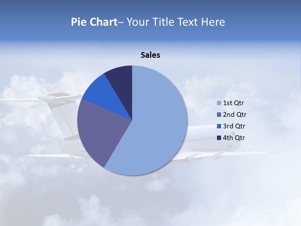 Plane Land Transportation PowerPoint Template