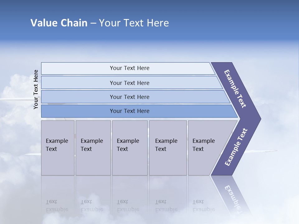 Plane Land Transportation PowerPoint Template