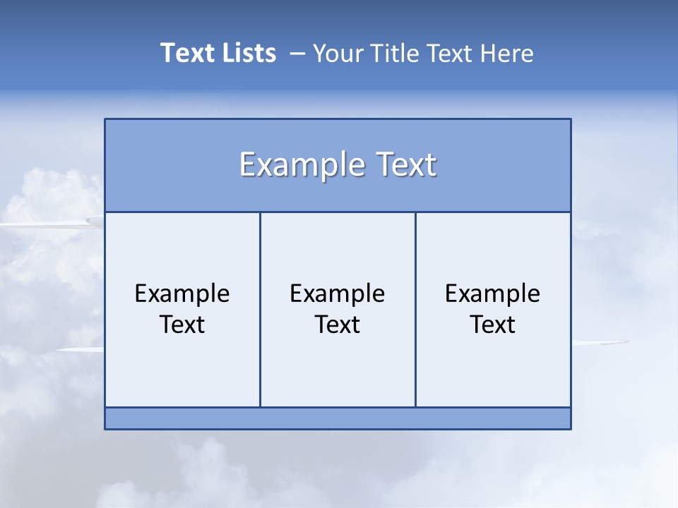 Plane Land Transportation PowerPoint Template