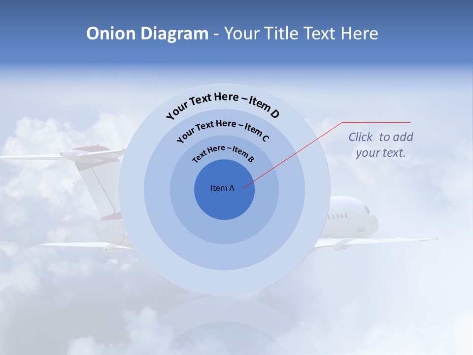 Plane Land Transportation PowerPoint Template