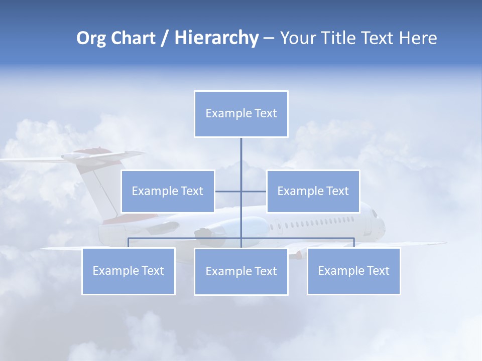 Plane Land Transportation PowerPoint Template