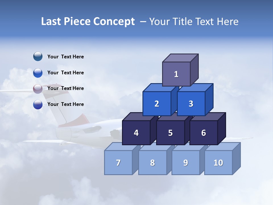 Plane Land Transportation PowerPoint Template