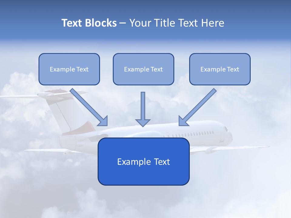 Plane Land Transportation PowerPoint Template