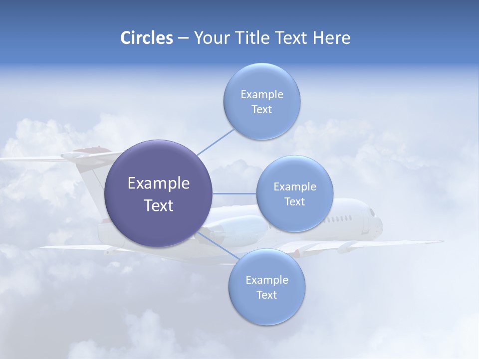 Plane Land Transportation PowerPoint Template