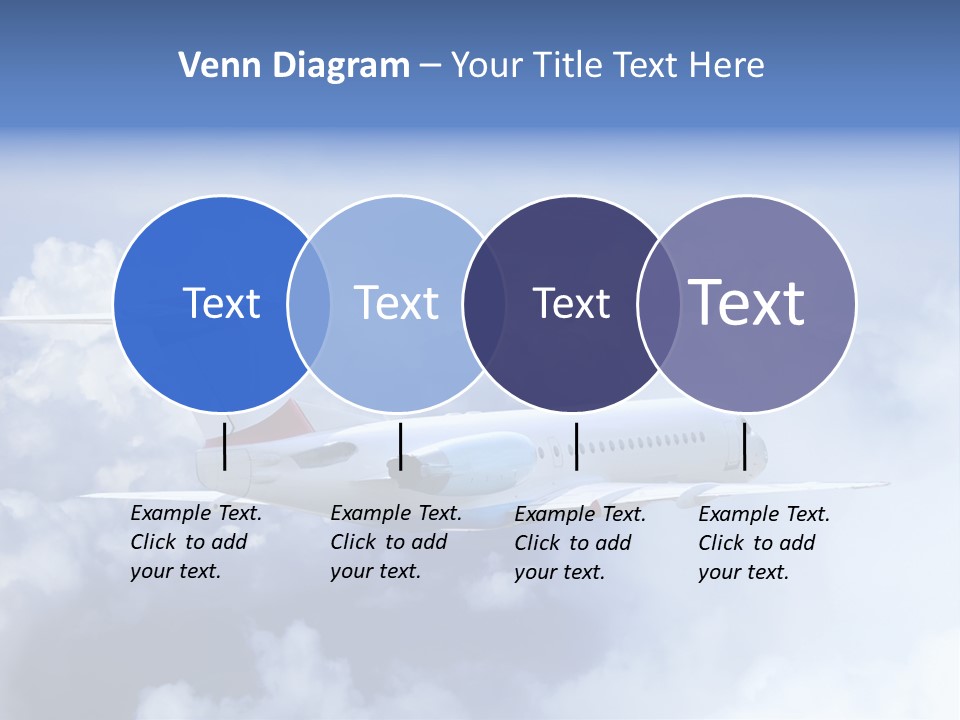 Plane Land Transportation PowerPoint Template