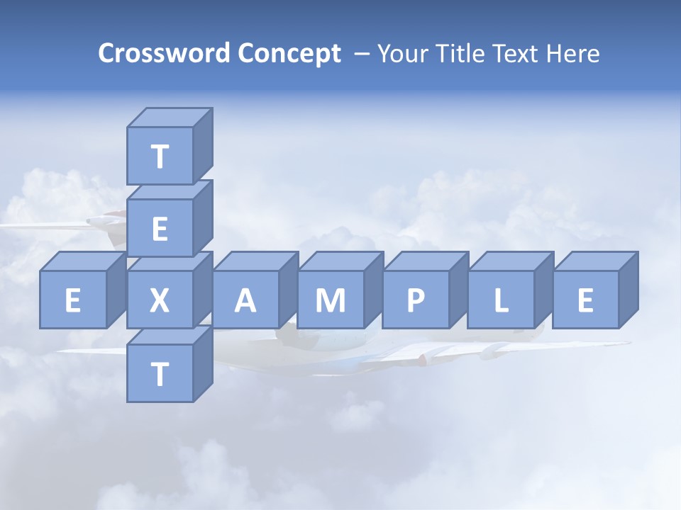 Plane Land Transportation PowerPoint Template