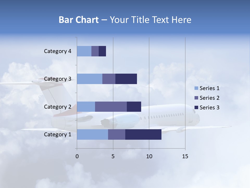 Plane Land Transportation PowerPoint Template