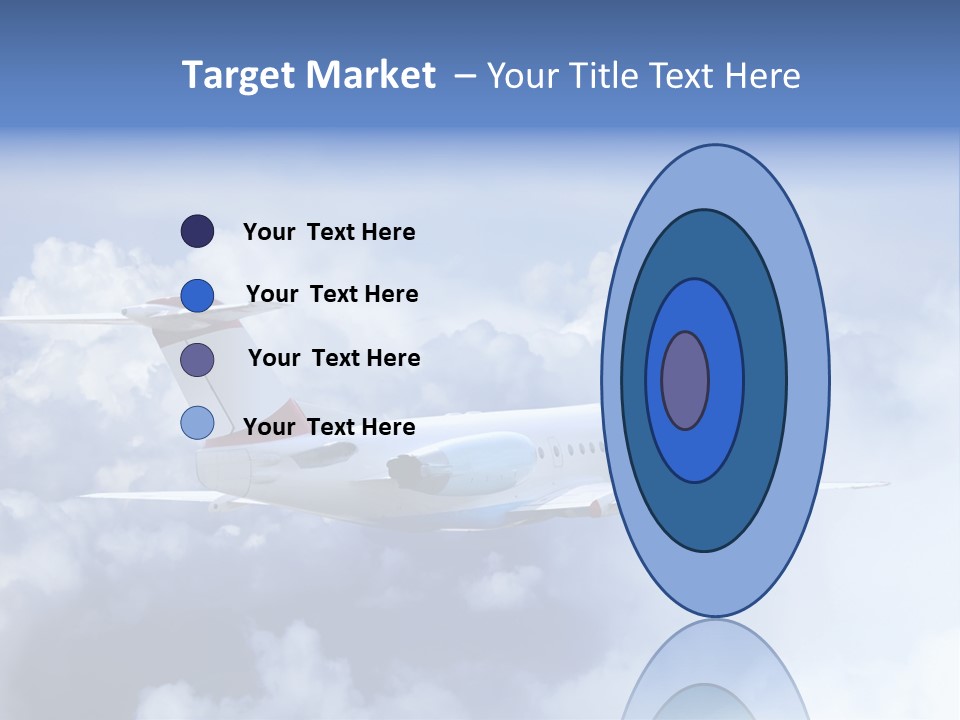 Plane Land Transportation PowerPoint Template