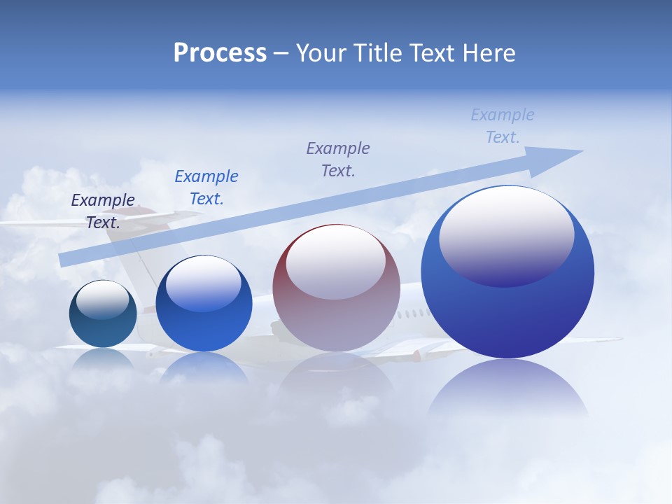 Plane Land Transportation PowerPoint Template