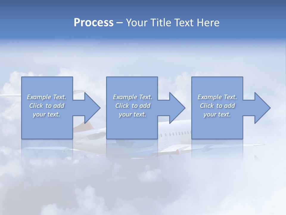 Plane Land Transportation PowerPoint Template