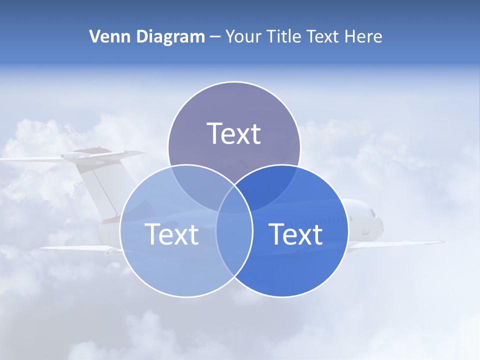 Plane Land Transportation PowerPoint Template