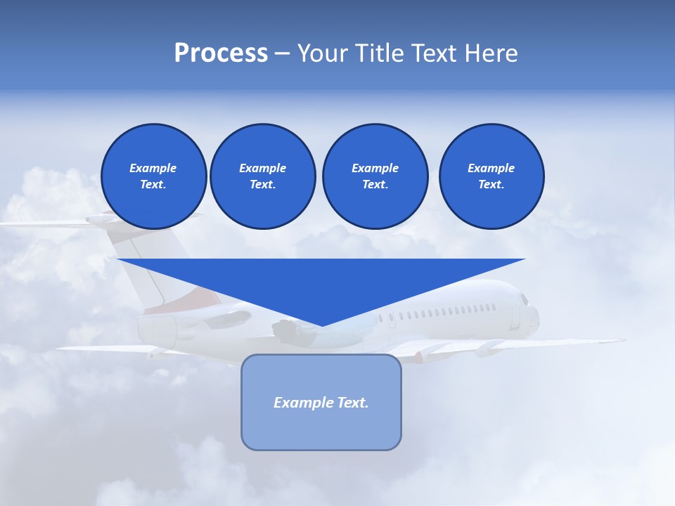 Plane Land Transportation PowerPoint Template