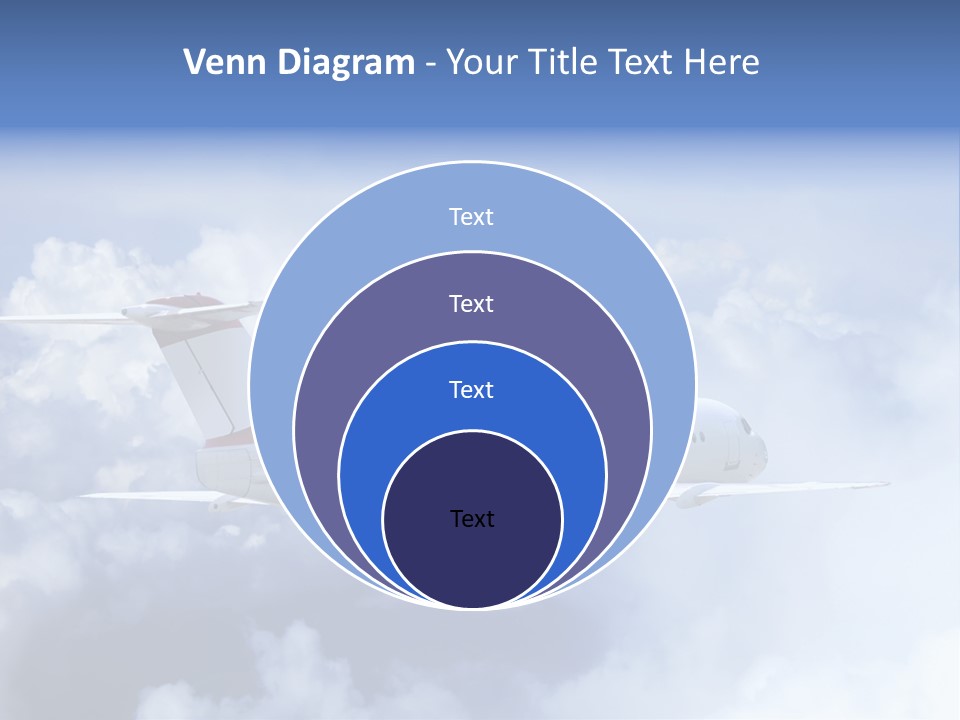 Plane Land Transportation PowerPoint Template