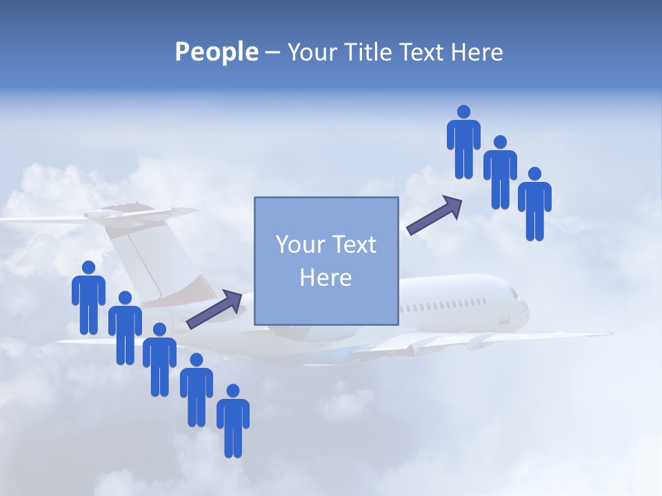 Plane Land Transportation PowerPoint Template